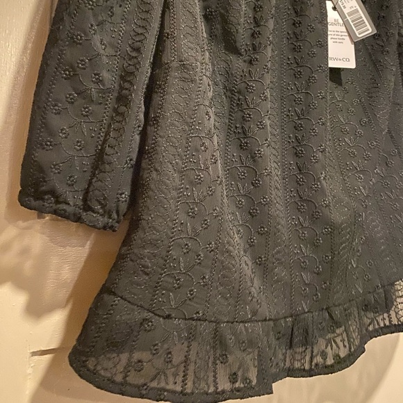 Peplum black blouse - Picture 3 of 5